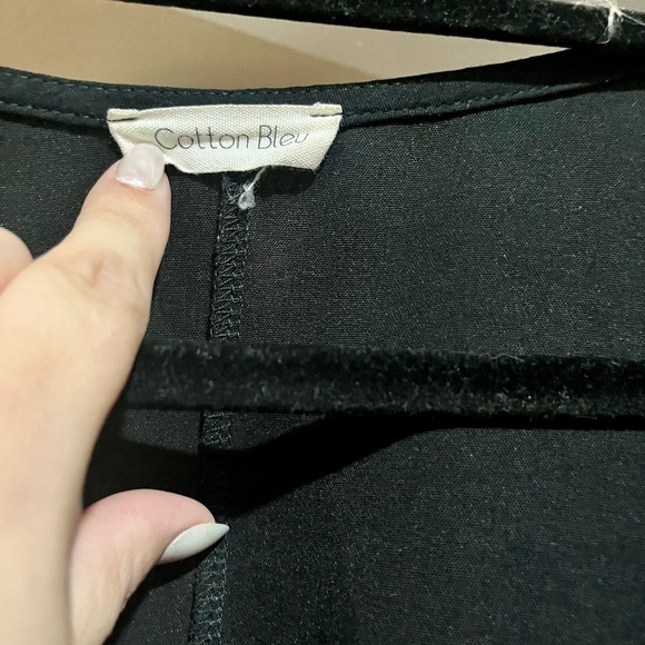 Cotton Bleu Top - Picture 2 of 4